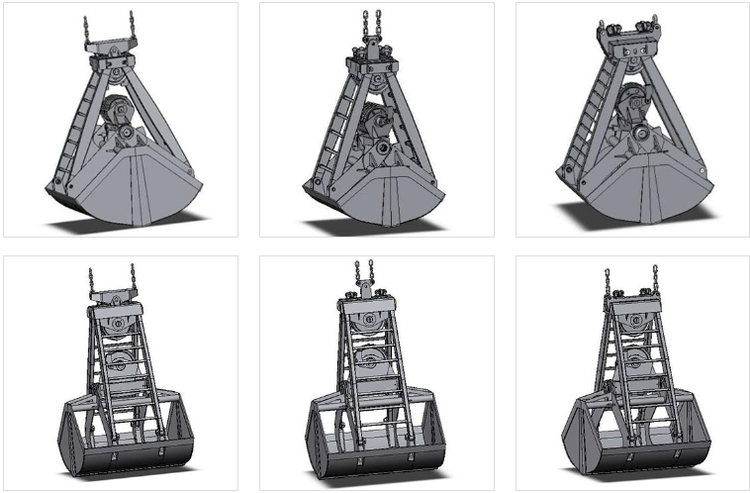 double rope grab bucket double rope grab bucket